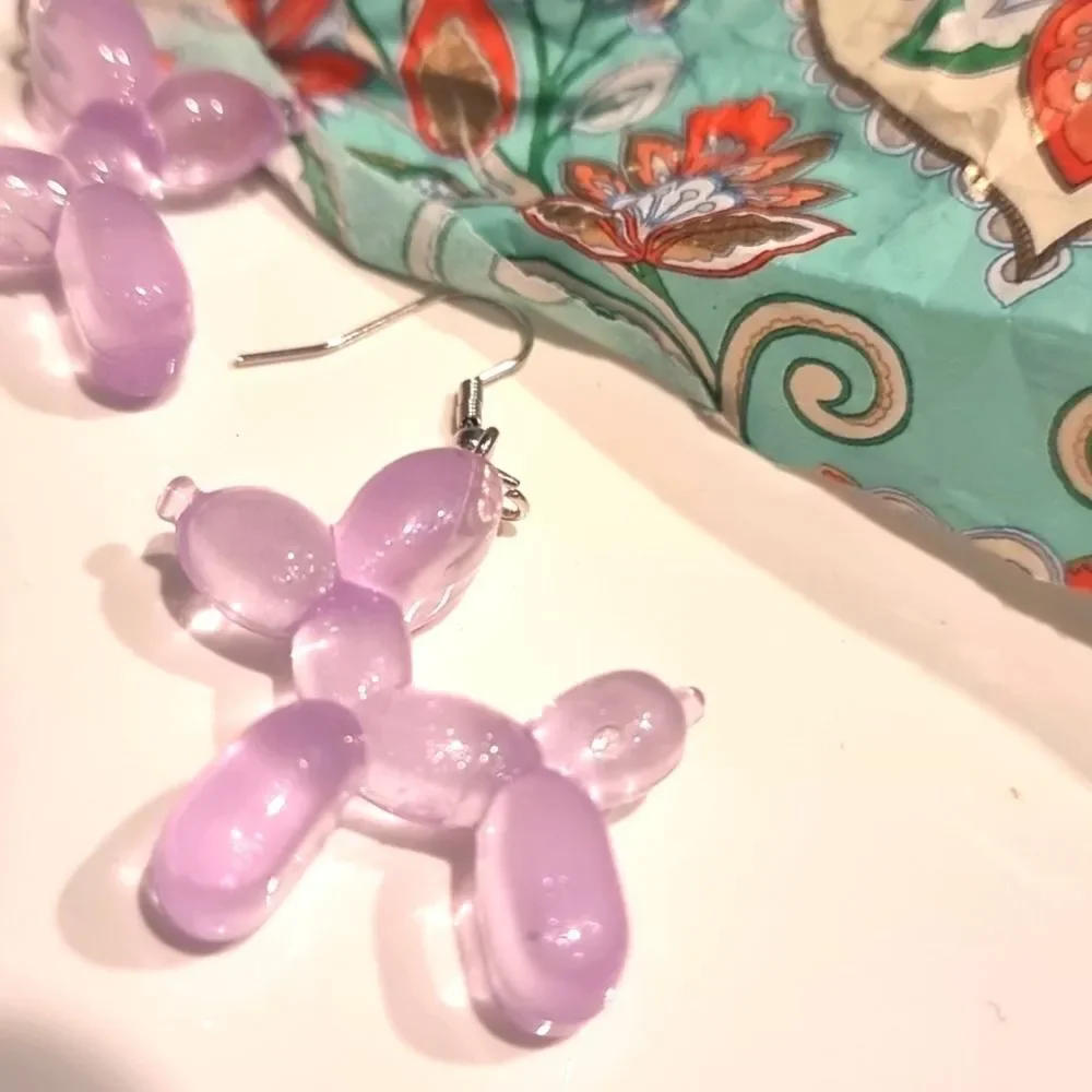 Purple Balloon Dog Earrings | 2/$20 | NWOT